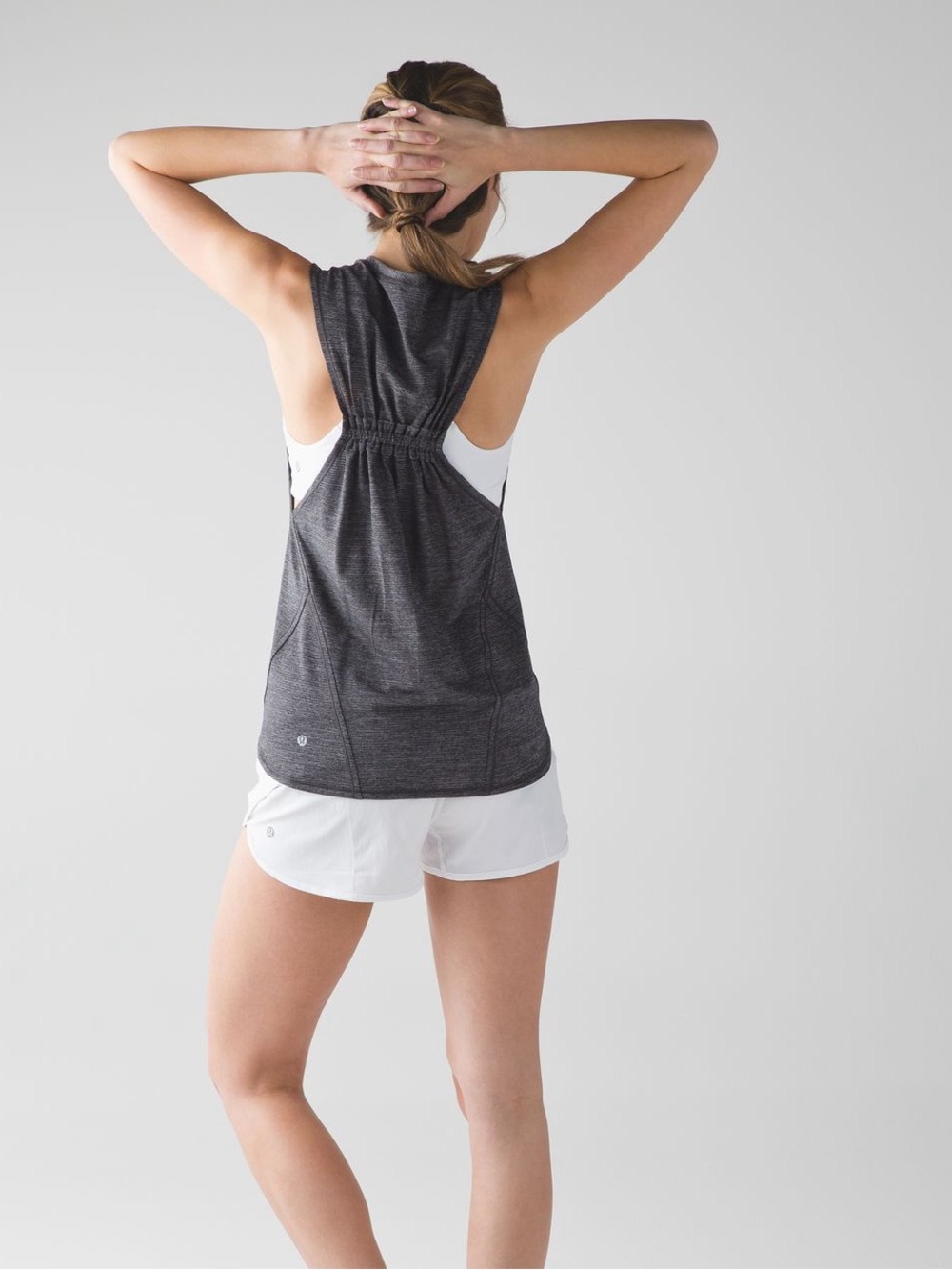 Lululemon In A Cinch Tank Top | Heathered Black/Gray | Size 4